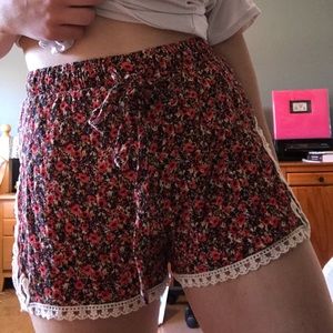 Floral Lace Shorts